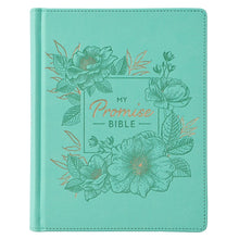 KJV My Promise Bible-Teal Square Faux Leather Hardcover