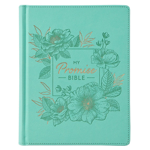 KJV My Promise Bible-Teal Square Faux Leather Hardcover