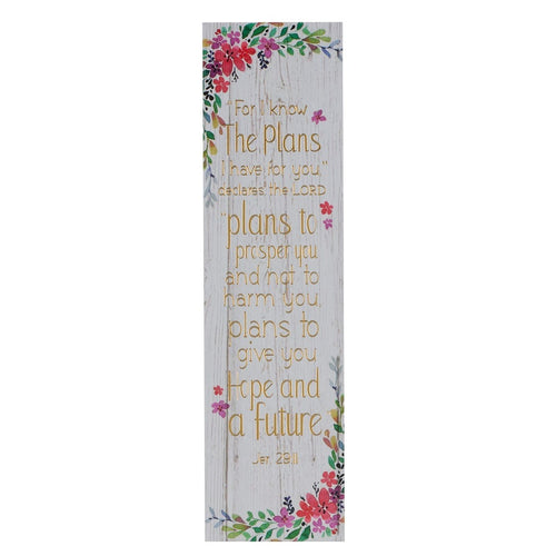 Bookmark-I Know The Plans Jer. 29:11 (Pack Of 10)