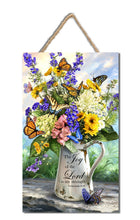 Sign-Joy Of The Lord w/Rope Hanger (7.5" x 10")