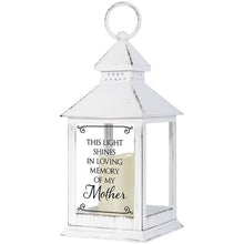 Lantern-In Loving Memory Of My Mother w/LED Candle & Timer (11" x 4" x 4")