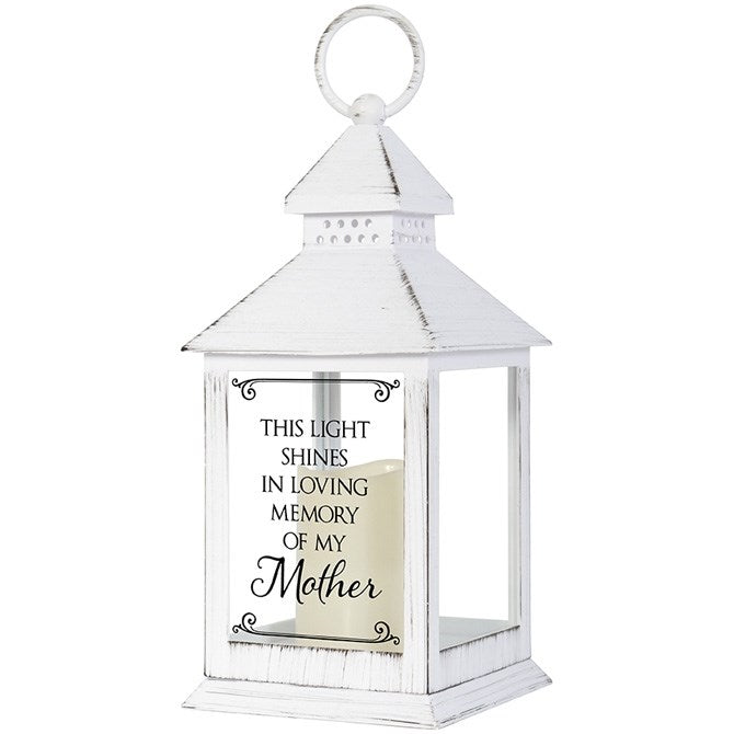 Lantern-In Loving Memory Of My Mother w/LED Candle & Timer (11