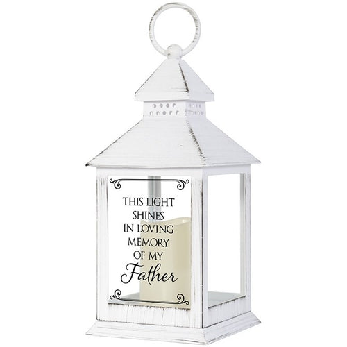 Lantern-In Loving Memory Of My Father w/LED Candle & Timer (11
