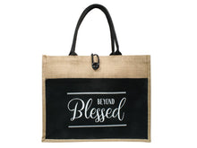 Jute Tote-Beyond Blessed (18" x 13.5" x 5")