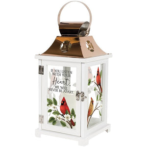 Lantern w/LED Candle & Timer-Your Heart (13.5" x 6.25" x 6.25")