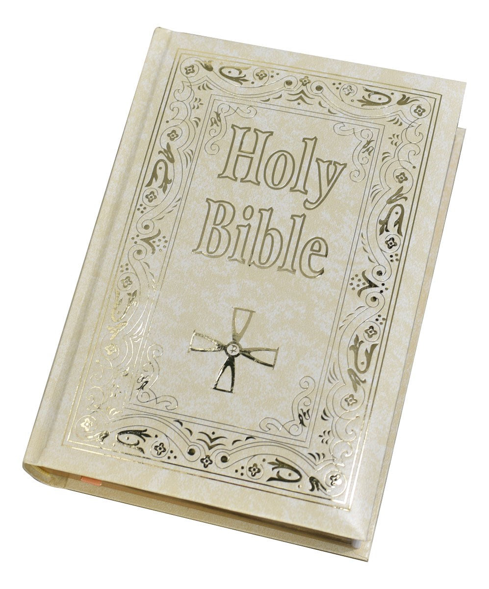 NCB St. Joseph New Catholic Bible Large Type-White Padded Hardcover (#614/97)