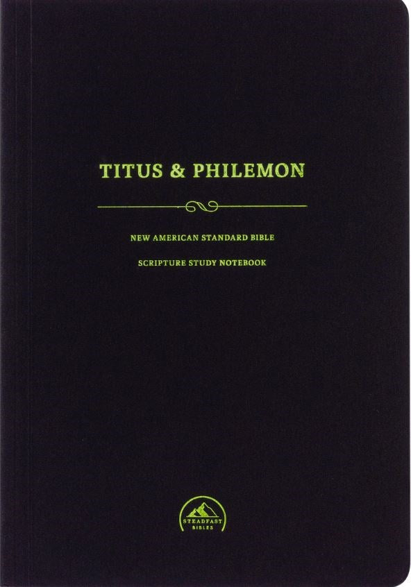 NASB 1995 Scripture Study Notebook: Titus & Philemon-Softcover