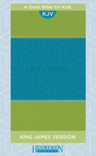 KJV Kids Bible-Blue/Green Flexisoft