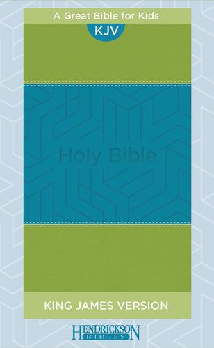 KJV Kids Bible-Blue/Green Flexisoft