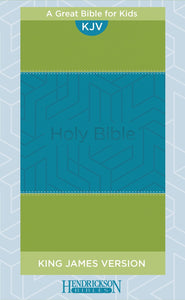 KJV Kids Bible-Blue/Green Flexisoft