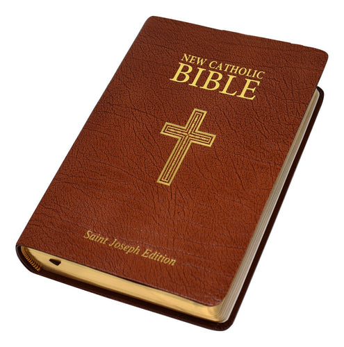 NCB St. Joseph New Catholic Bible Personal Size-Brown Bonded Leather (#608/13BN)