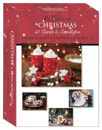 Card-Boxed-Shared Blessings-Christmas-Assorted/Cozy Moments (Box Of 12)