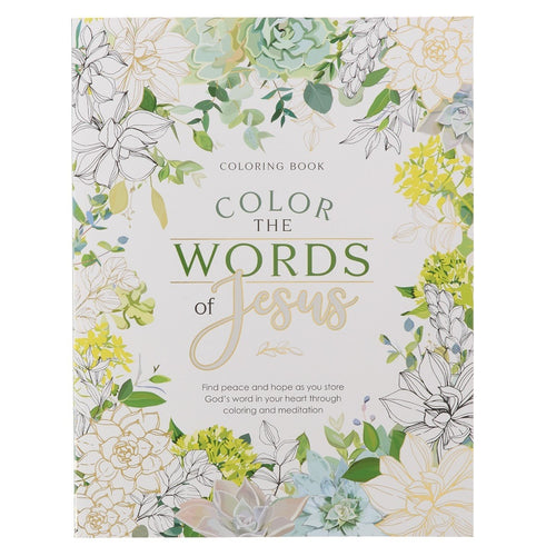 Color The Words Of Jesus Coloring Book
