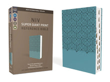 NIV Super Giant Print Reference Bible (Comfort Print)-Teal Leathersoft Indexed