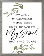 Framed Art-Waymaker (11 x 14)