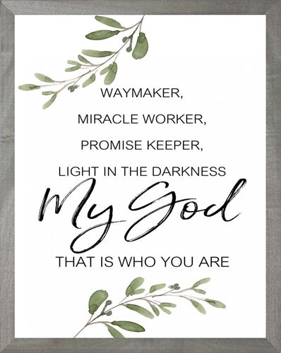 Framed Art-Waymaker (11 x 14)