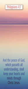 Bookmark-And The Peace Of God  Which Passeth All Understanding (Philippians 4:7) (Pack Of 25)