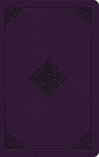 ESV Large Print Personal Size Bible-Lavender Ornament Design TruTone