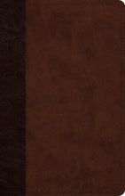ESV Large Print Thinline Reference Bible-Brown/Walnut Timeless Design Tru Tone