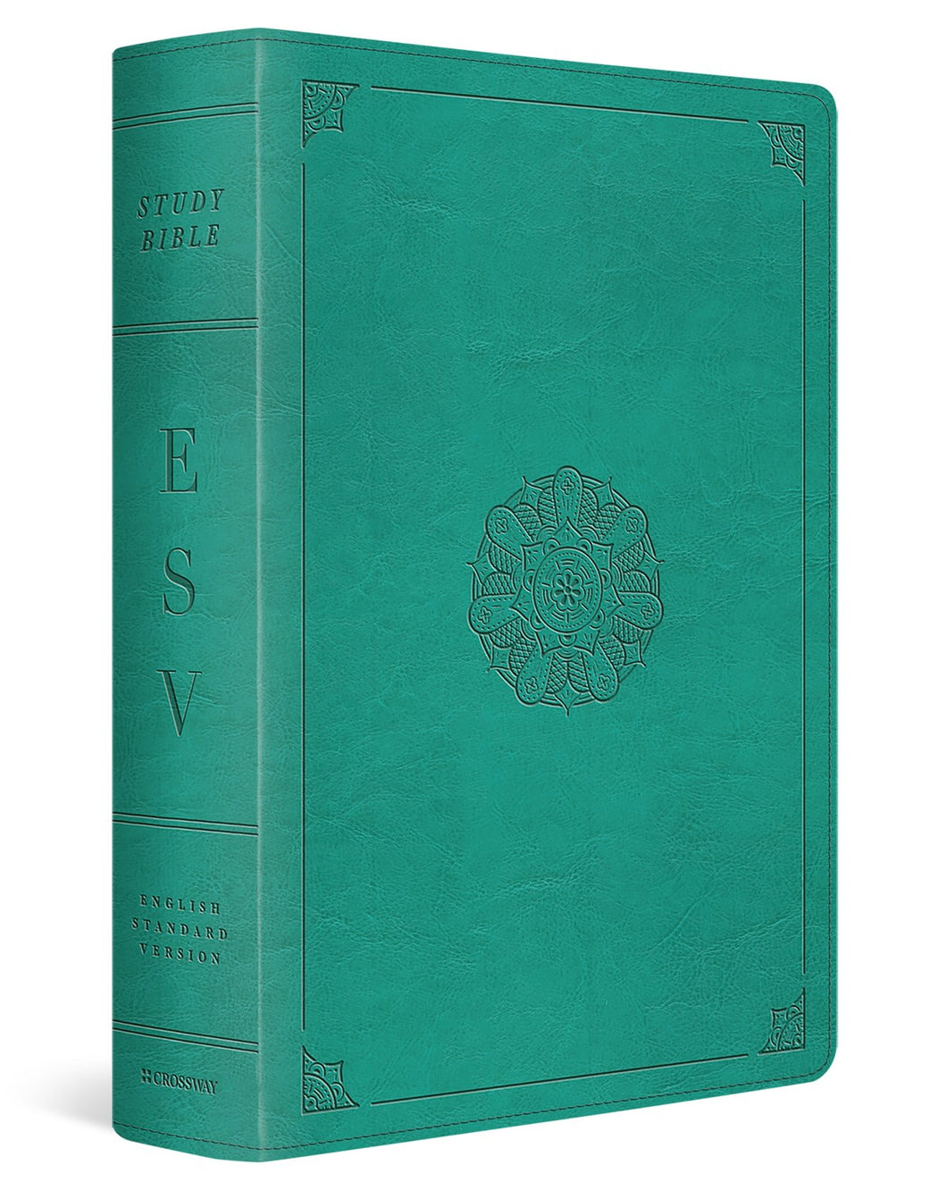 ESV Study Bible-Turquoise Emblem Design TruTone