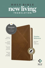 NLT Thinline Reference Bible  Filament Enabled Edition-Messenger Brown LeatherLike Indexed