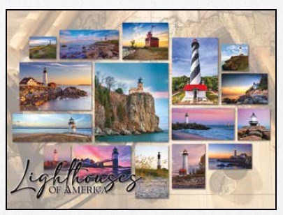 Jigsaw Puzzle-Lighthouses Of America (1000 Pieces)