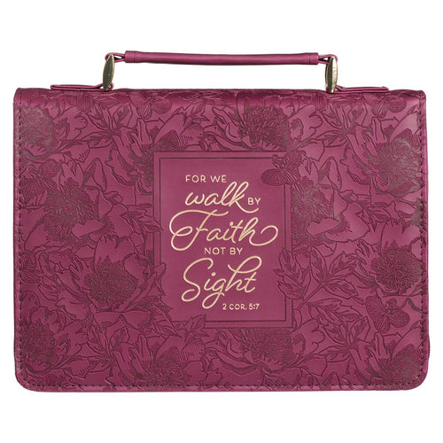 Bible Cover-Walk By Faith 2 Corinthinans 5:7-MED
