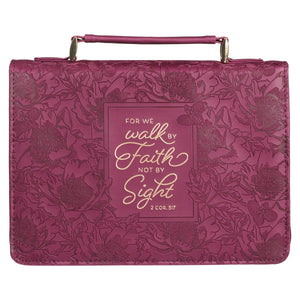 Bible Cover-Walk By Faith 2 Corinthinans 5:7-MED
