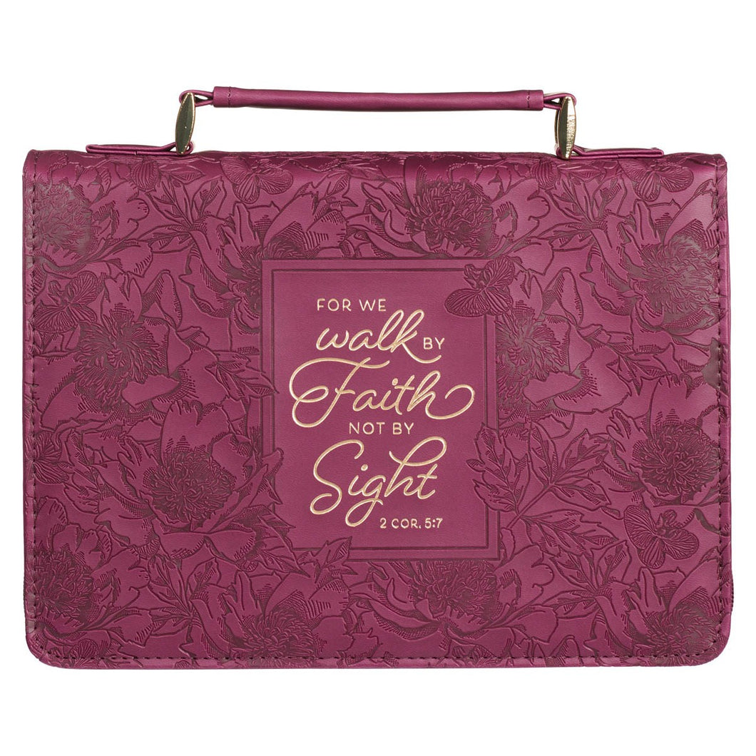 Bible Cover-Walk By Faith 2 Corinthinans 5:7-MED