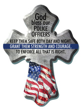 Wall Cross-Police Officer (6" x 8")