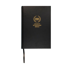 LSB Legacy Standard Bible/Large Print Wide Margin Bible-Black Hardcover