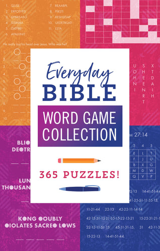 Everyday Bible Word Game Collection : 365 Puzzles! (Paperback)