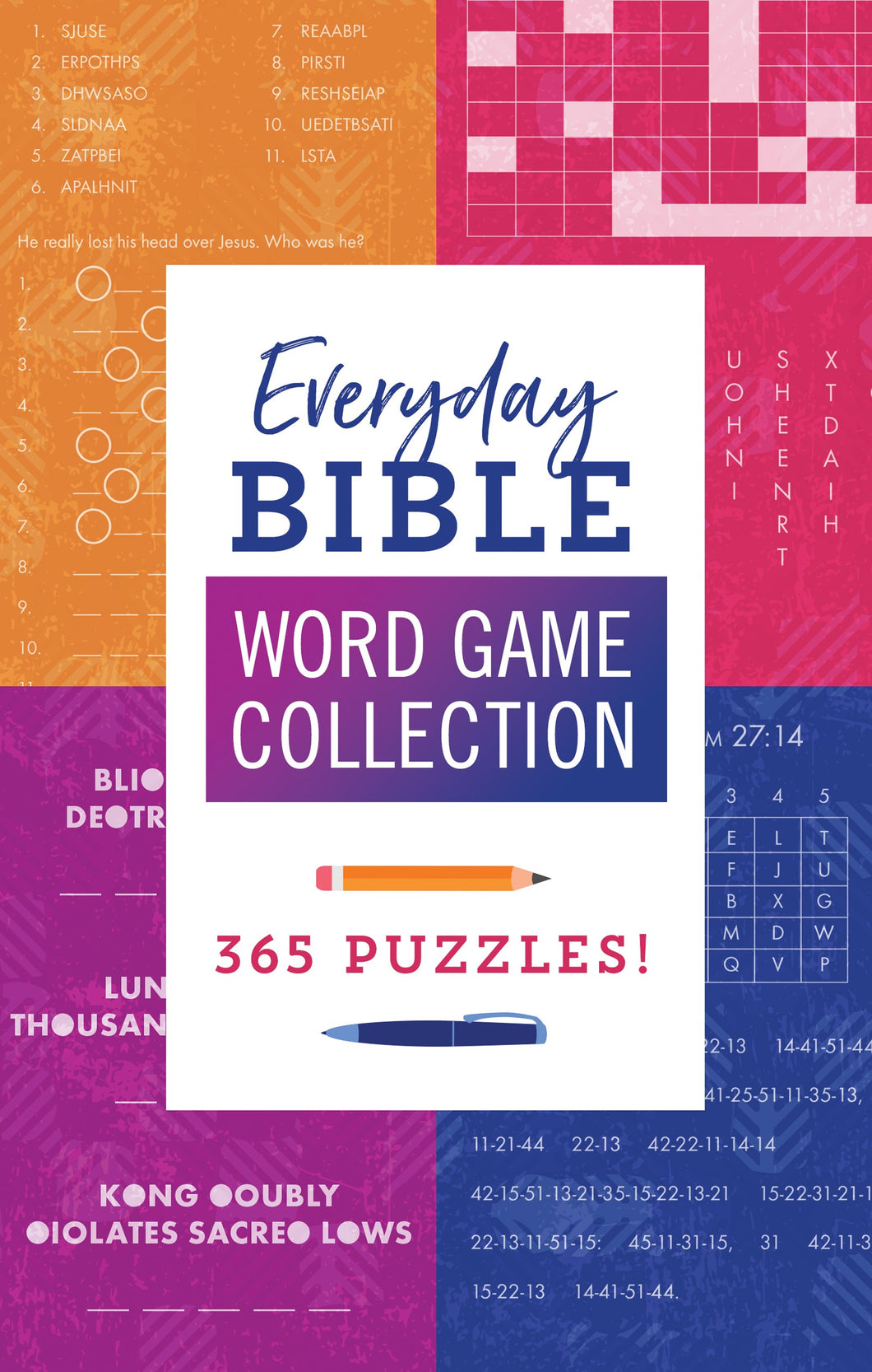 Everyday Bible Word Game Collection : 365 Puzzles! (Paperback)