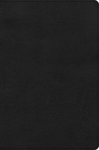 CSB Large Print Thinline Bible-Black LeatherTouch
