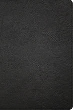 CSB Large Print Thinline Bible (Holman Handcrafted Collection)-Black Premium Goatskin