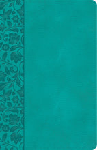 CSB Large Print Personal Size Reference Bible-Teal LeatherTouch