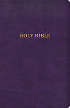 KJV Thinline Bible-Purple LeatherTouch