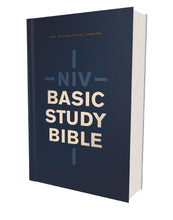 NIV Basic Study Bible  Economy Edition-Blue Softcover