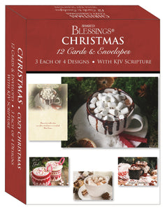Card-Boxed-Shared Blessings-Christmas-Assorted/Cozy Christmas (Box Of 12)