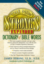 The New Strong's Expanded Dictionary of Bible Words (Hardcover)