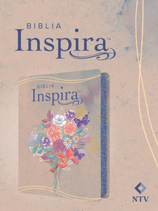 NTV Inspire Bible (Biblia Inspira)-Pink Watercolor LeatherLike