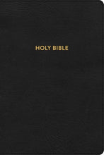 KJV Rainbow Study Bible-Black LeatherTouch Indexed