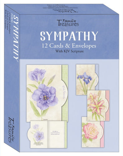 Card-Boxed-Sympathy-Floral (Box Of 12)