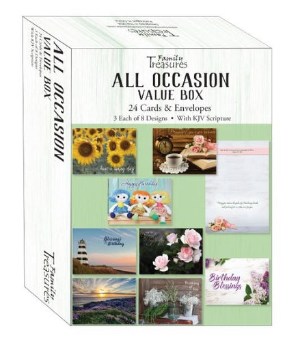 Card-Boxed-All Occasion Assortment (Box Of 24)