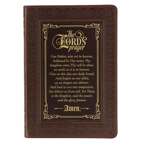 Journal-Classic Faux Leather-The Lord's Prayer Mathew 6:9-13