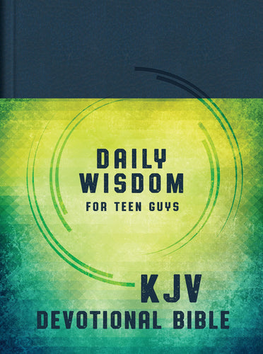 KJV Daily Wisdom For Teen Guys Devotional Bible-Hardcover DiCarta