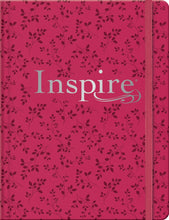 NLT Inspire Bible  Filament Enabled Edition-Pink Peony Hardcover LeatherLike