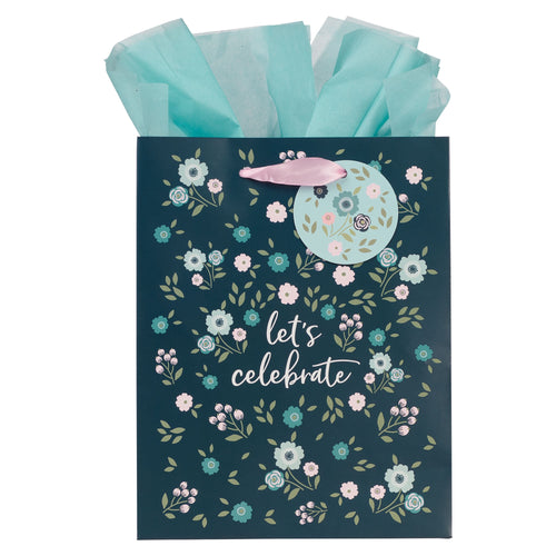 Gift Bag Medium-God is Good/Let's Celebrate