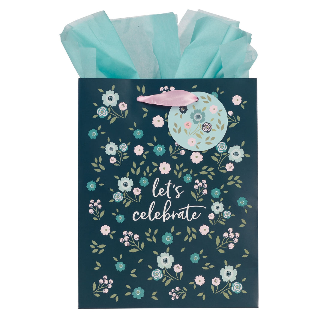 Gift Bag Medium-God is Good/Let's Celebrate