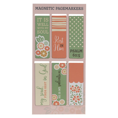 Magnetic Pagemarker Set-It Is Well With My Soul (Set of 6)